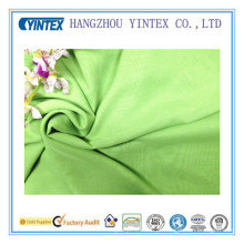 Tecido de poliéster deyed sólido de pouco peso para têxteis-lar, verde